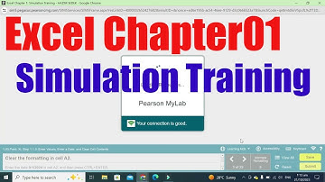 Excel Chapter 1: Simulation Training | Excel Simulation Training | Excel | @PearsonSolution