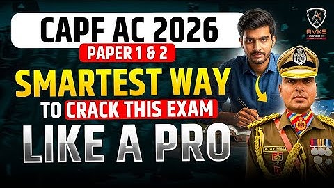 Capf Preparation for Beginners | Upsc capf ac paper 2 | upsc assistant commandant classes | capf ac