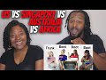 AMERICAN COUPLE REACT "US vs Australia vs Singapore vs South Africa ENGLISH Differences"