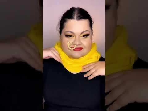 Navratri Makeup - Day 1 - Yellow!