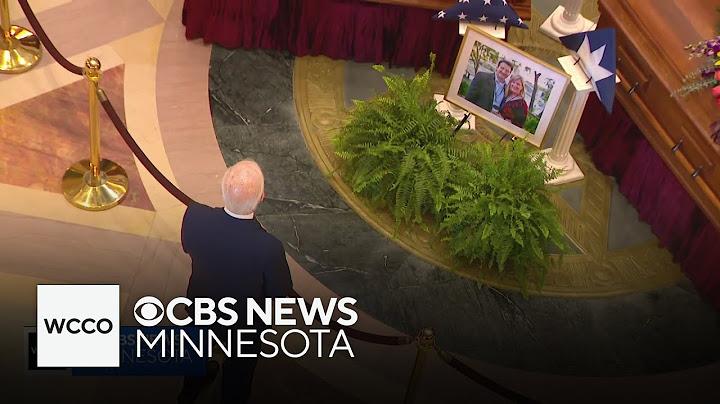 Former President Biden pays tribute to slain Minnesota Rep. Melissa Hortman at State Capitol