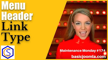 Menu Heading Link Type In Joomla - 🛠 MM #174