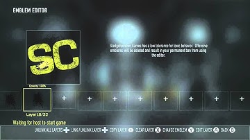 Advanced Warfare SC Clan Emblem Simple and Easy to make