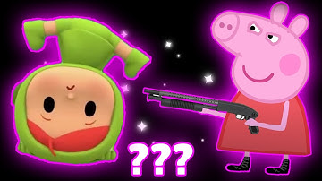 Pocoyo & Nina Laughing & Peppa Pig Ouch ! That Hurts! Sound Variations in 38 Seconds