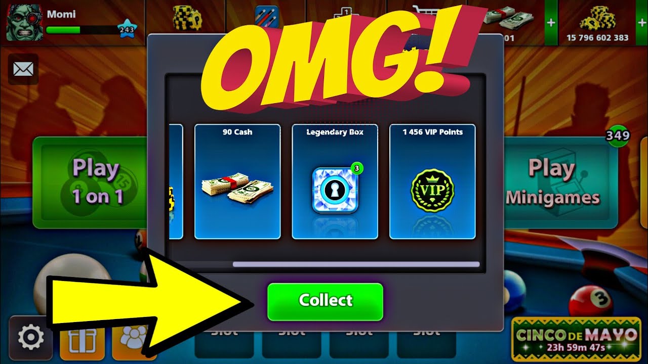 How To Get Free Cash Legendary Boxes In 8 Ball Pool Collect Free Now