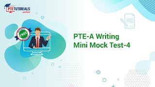 Webinar: PTE-A Writing Mini Mock Test 4 screenshot 3