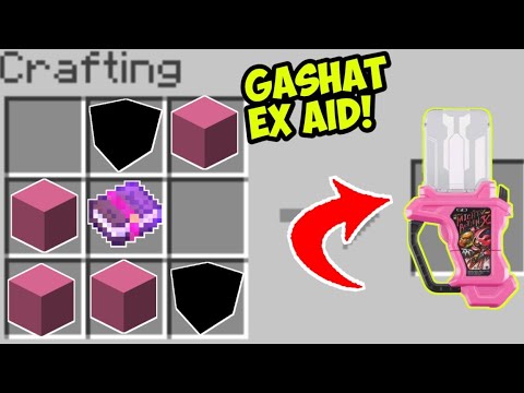 CARA MEMBUAT GASHAT KAMEN RIDER EX AID DI MINECRAFT!