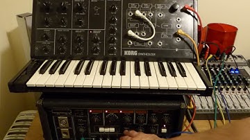 Korg MS10 & Roland RE501 Chorus Echo
