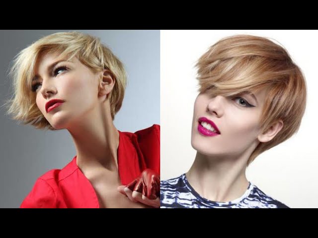 45+ Homecoming Short Bob Haircuts (Gold Blonde) With Short Hair Hairstyles 4 Women Over 40 2022-23 😎