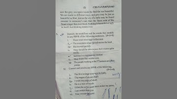 B.A 5th Semester Examination CBS English (AECC) Course No. : UENTS- 501 JAMMU UNIVERSITY