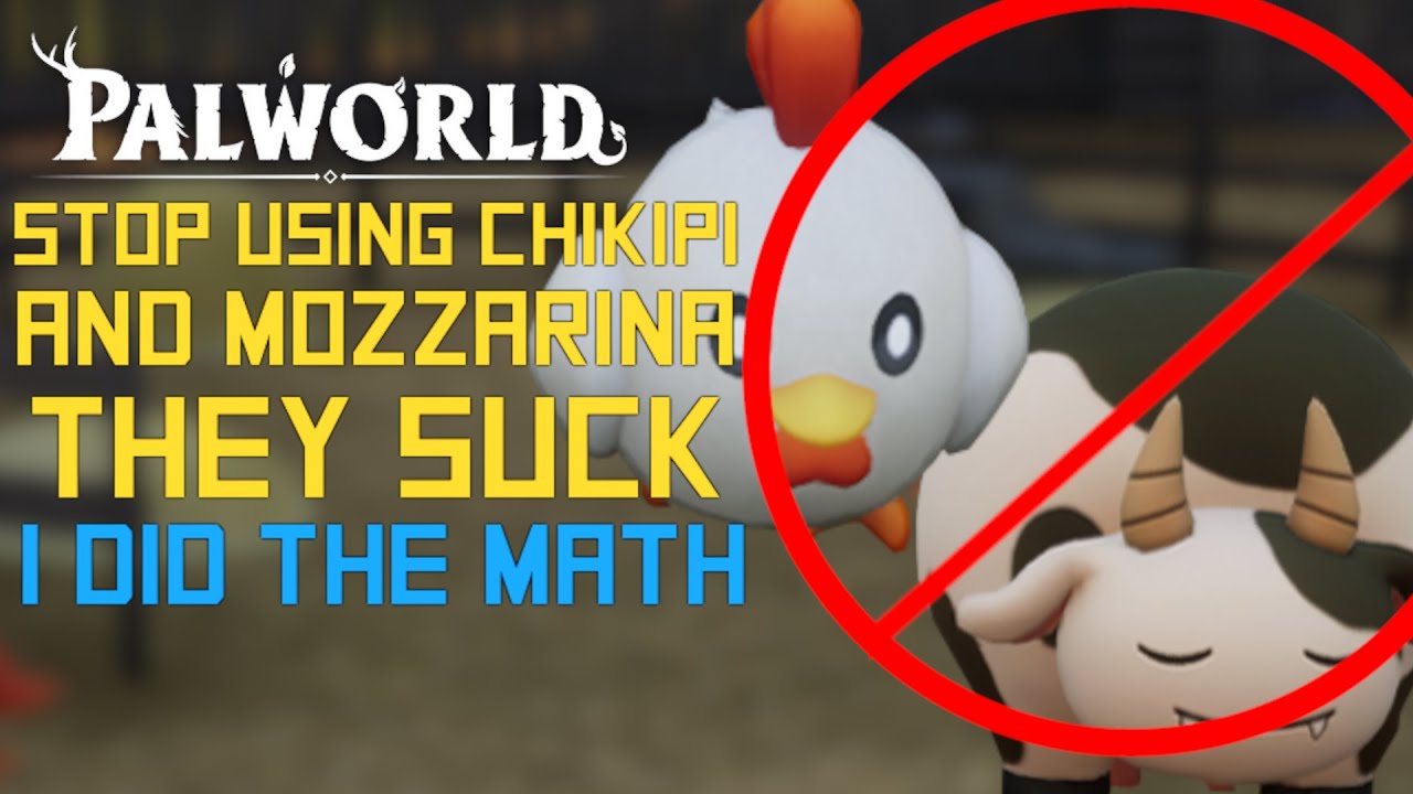 Не используйте моцарину и чикипи... Они УЖАСНЫ - PALWORLD #palworld