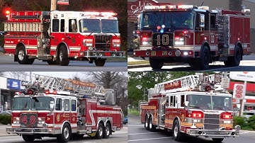 Best of Delco - Fire Trucks, Ambulances & Police Cars Responding Compilation