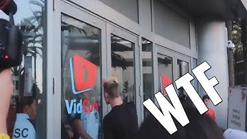 INSTAGRAM MODEL HARASSES SECURITY AT VIDCON 2017! (Christian Burns)