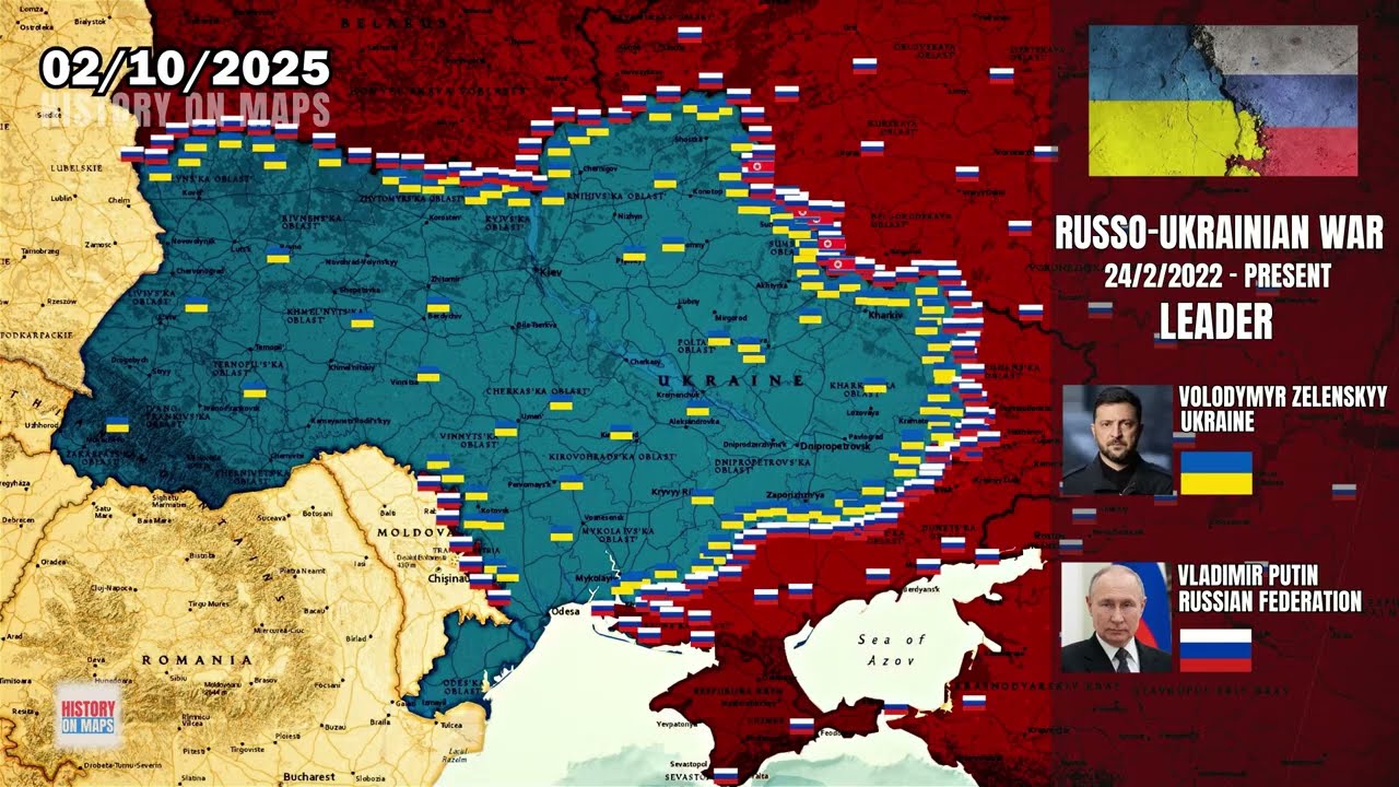 Russian Invasion of Ukraine Every Day (2022 - July 2026)