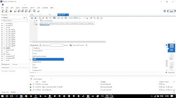 3  select database in MySQL server