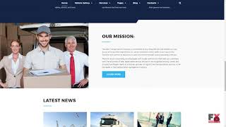 Transportation Responsive Website Template TMT | Free Template  Colto