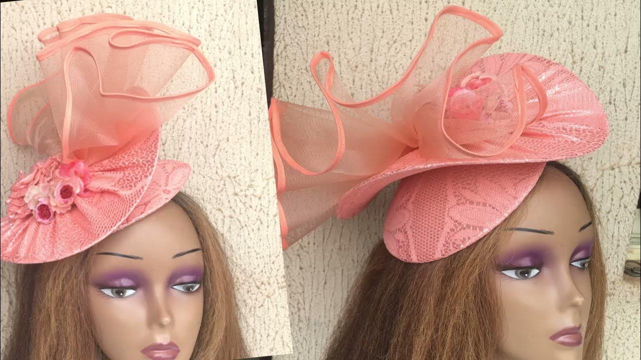 DIY TRIPLE LAYERED FASCINATOR HOW TO MAKE FASCINATOR YouTube