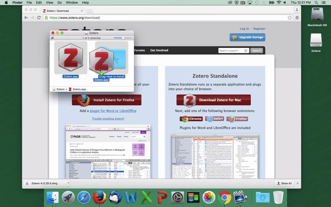 zotero plugin safari mac