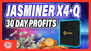 30 Day Profits Mining Flux with Jasminer X4Q Quiet Miners