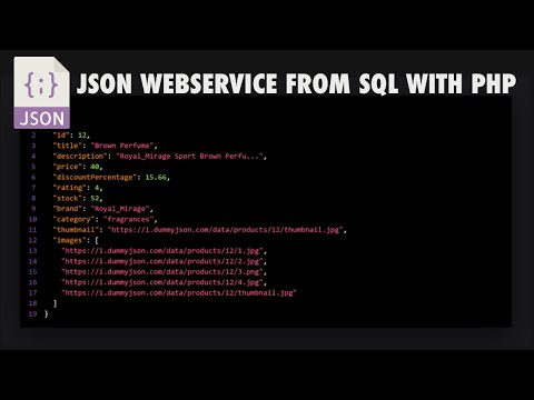 Simple Way Show Data in JSON With PHP & SQL
