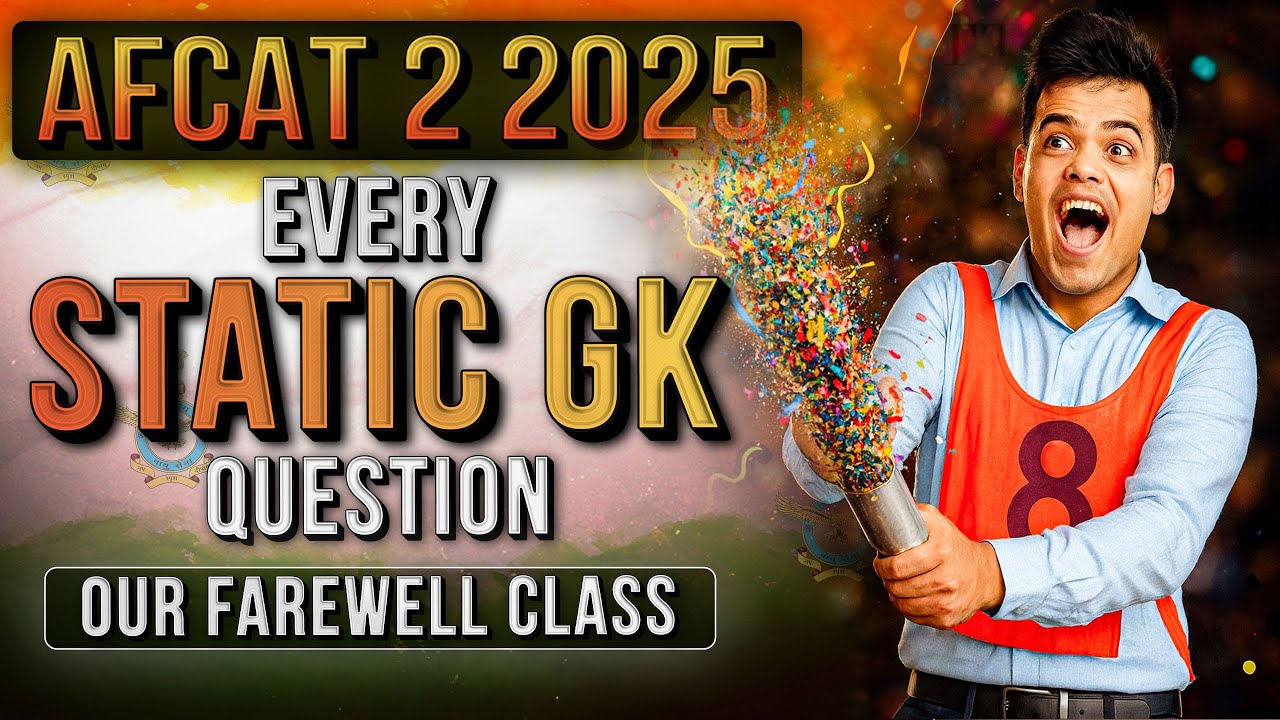 50 Most Repeated Static Questions for AFCAT 2 2025 | Sure Shot GK ...