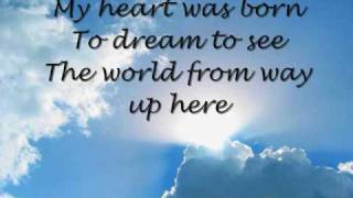 Video thumbnail of "World From Way Up Here lyrics"