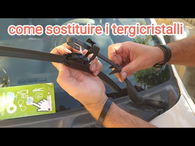 Sostituzione spazzole tergicristallo auto 