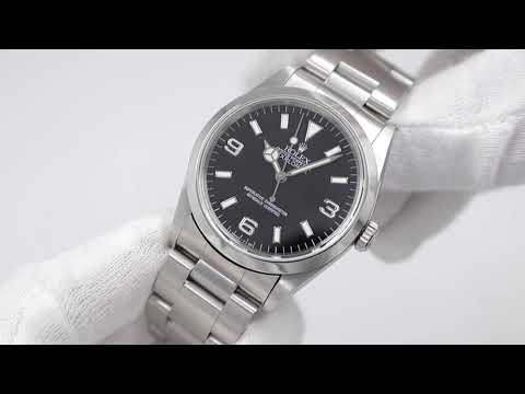 じるページ Rolex ロレックス エクスプローラーⅠ Ref.14270 91年製 自動巻 横穴