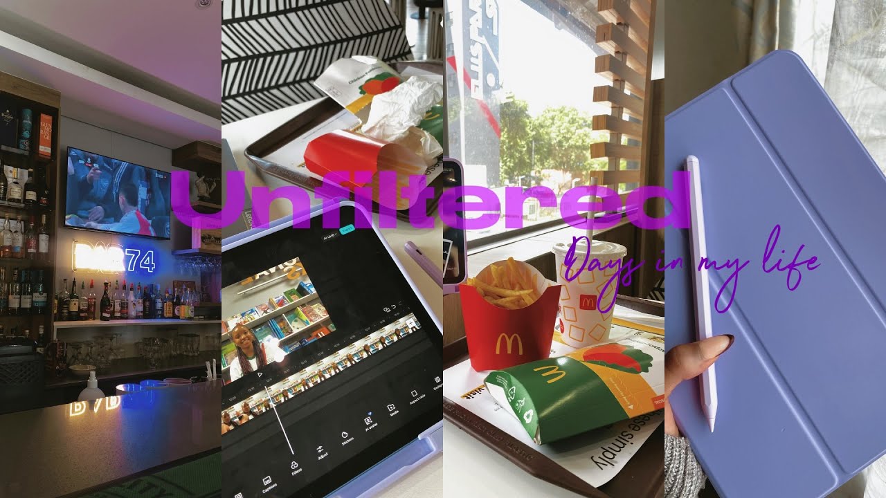 UNFILTERED DAYS IN MY LIFE:shopping|nü restaurant|unboxing|work|McDonalds|SOUTH AFRICAN YOUTUBER