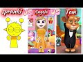 Sprunki vs Talking Tom vs Angela – Ultimate Music Battle #sprunki #angela #talkintom2 #vs #ytviral