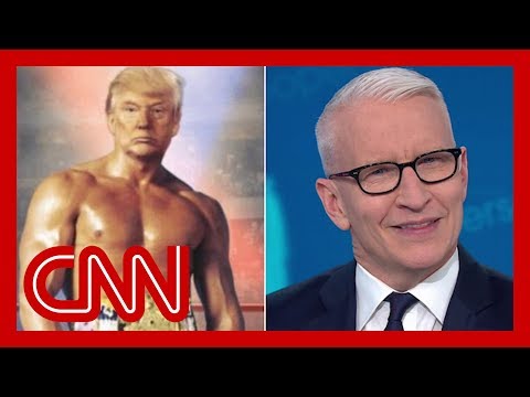 Cooper skewers Trump's photoshopped image of himself