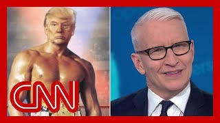 Cooper skewers Trump's photoshopped image of himself