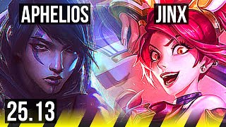 APHELIOS & Pyke vs JINX & Rakan (ADC) | KR Master | 25.13