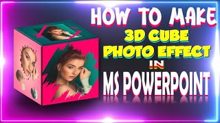 3D PICTURE CUBE EFFECT IN MS POWERPOINT screenshot 1