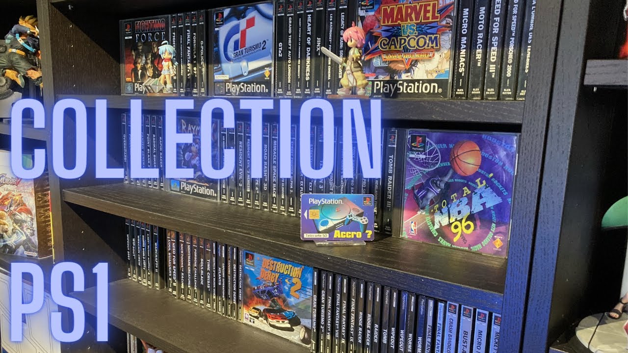 Ma Collection Playstation 1 : Jeux vidéo et accessoires en boites!!