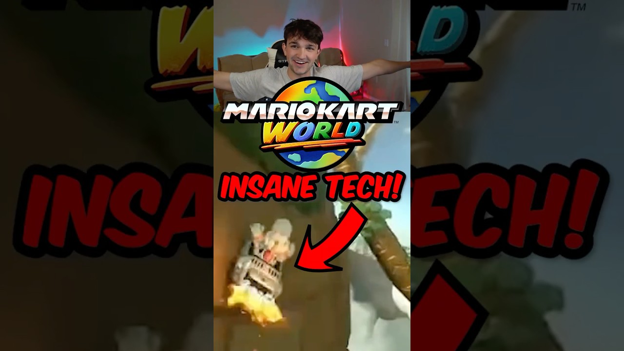 THE TECH IN MARIO KART WORLD LOOKS INSANE!!!