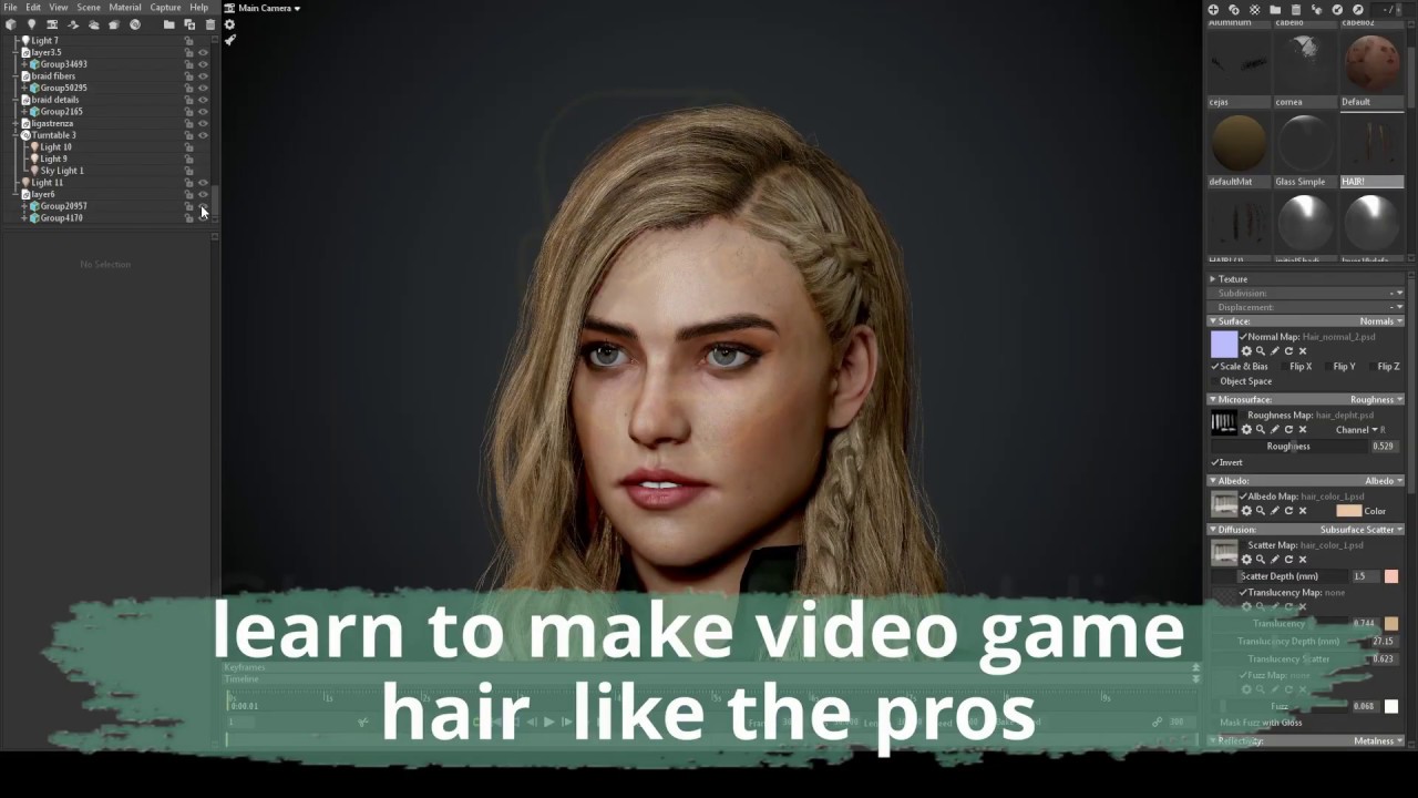 090 ZBrush Imposter Hair Card Creation Techniques  YouTube