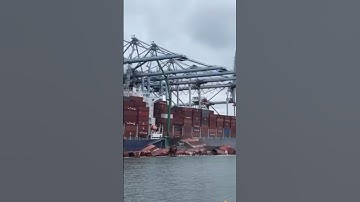 Container fall at jetty #anime #music #merchantnavy #trendingshorts #youtubeshorts