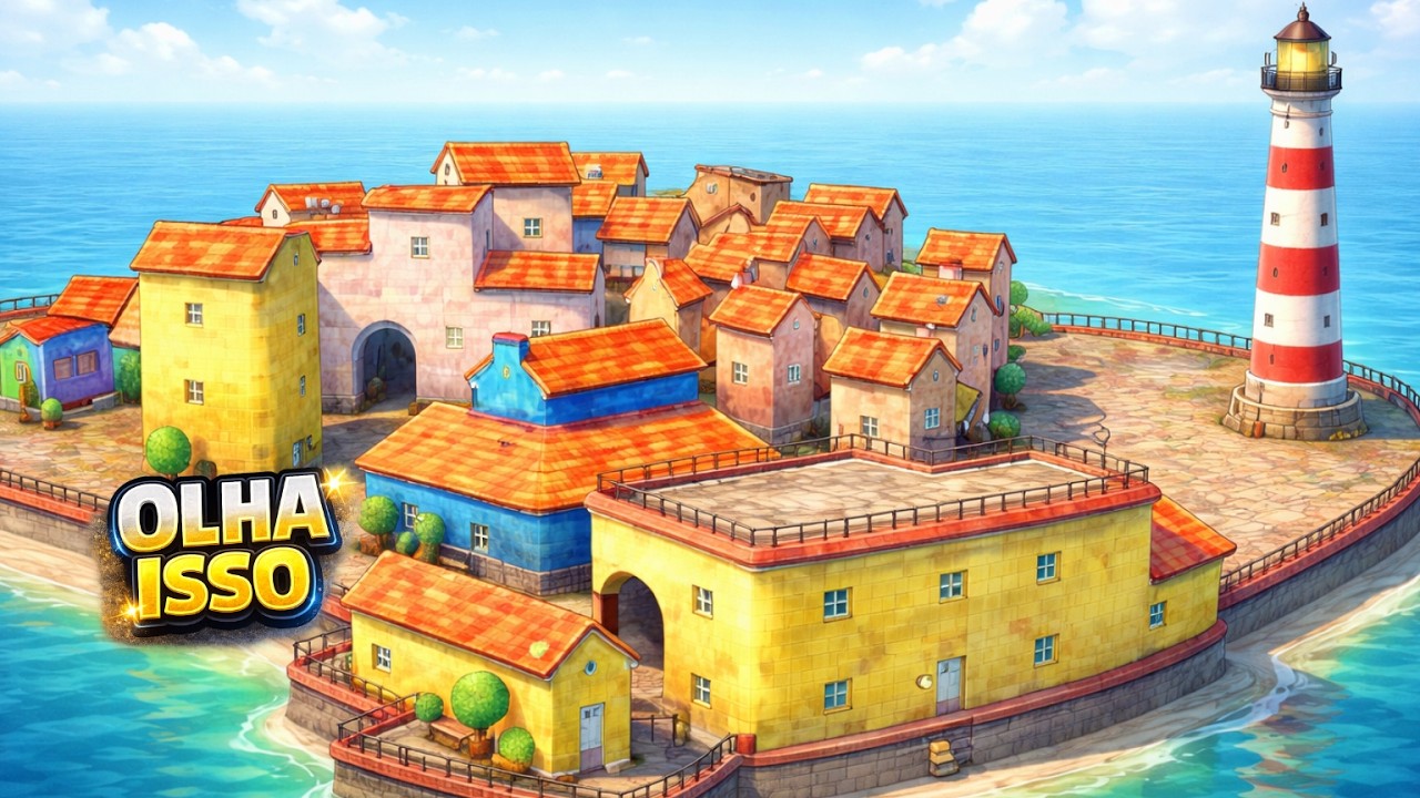 TOWNSCAPER | Cozy Build (No Commentary) | Construindo uma Vila na Praia