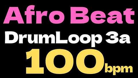 Tony Allen Afro Beat Drum Loop3a Practice Tool 100bpm
