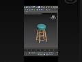 How to create stool in 3d max#shorts #3d max#stool modeling#3d