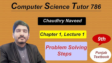 Computer Science 9th, chapter 1, lecture 1 (Punjab Textbook)