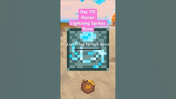 Day 113-Runes-Lightning Sprites Rune #roguelike #gaming #gamedev #indiegame #wizard #gamedesign #dnd