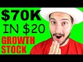 Why I Just Put $70,000 in New $20 Growth Stock!