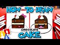 How To Draw Funny Chocolate Cake