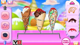 เกมส์ทําไอติม ใส่ท็อปปิ้งได้มากมาย Homemade Ice Cream Cooking screenshot 5