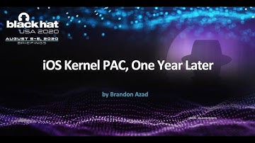 iOS Kernel PAC, One Year Later