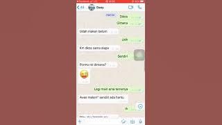 Chat wa pacar temen di ajak wik wik! Enak banget