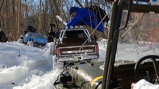 RC Willys Crawling With Friends ep.58 The Spring Snow.