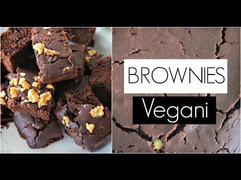 RICETTA IN 2 MINUTI ♥ Brownies VEGANI ♥ FACILI DA FARE